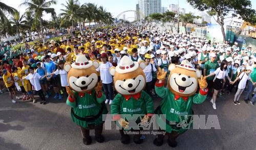 2017年第五届岘港国际马拉松赛预计吸引5000多名运动员参赛 ảnh 1