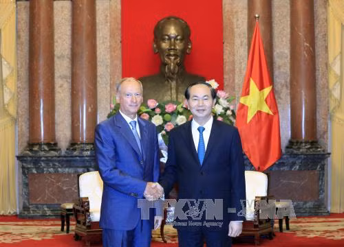 国家主席陈大光会见俄罗斯联邦国家安全委员会秘书帕特鲁舍夫 ảnh 1