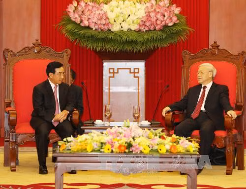越南党和国家领导人分别会见老挝国家副主席潘坎•维帕万 ảnh 3 越南党和国家领导人分别会见老挝国家副主席潘坎•维帕万 ảnh 3