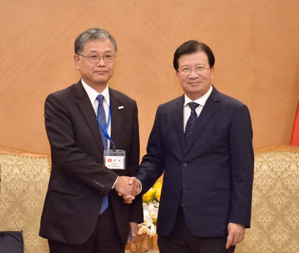 政府副总理郑廷勇会见日本人民外交促进会代表团 ảnh 1 政府副总理郑廷勇会见日本人民外交促进会代表团 ảnh 1