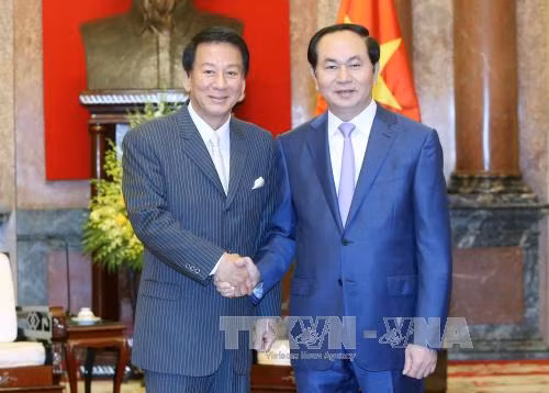 越南国家主席陈大光会见日越关系特别大使杉良太郎 ảnh 1 越南国家主席陈大光会见日越关系特别大使杉良太郎 ảnh 1