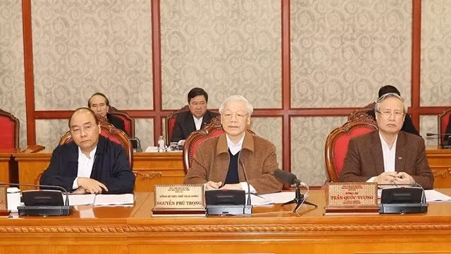越共中央政治局有关Covid-19疫情防控工作的结论 ảnh 1 越共中央政治局有关Covid-19疫情防控工作的结论 ảnh 1