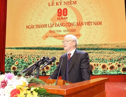 阮富仲总书记、国家主席在越南共产党建党90周年大会上的讲话(全文) ảnh 1 阮富仲总书记、国家主席在越南共产党建党90周年大会上的讲话(全文) ảnh 1