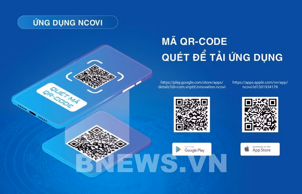 新冠肺炎疫情:通过扫描NCOVI上二维码检查身体状况 ảnh 1 新冠肺炎疫情:通过扫描NCOVI上二维码检查身体状况 ảnh 1