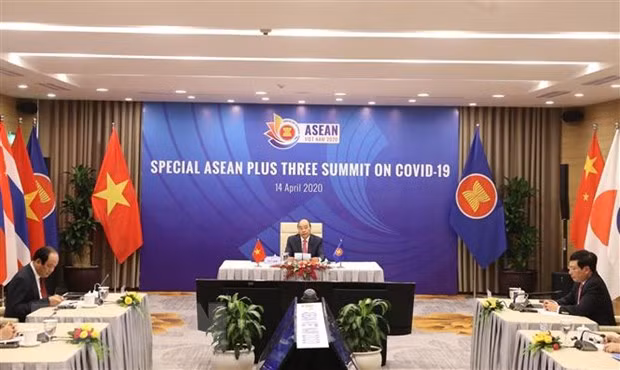 东盟领导人特别会议和东盟与中日韩抗击新冠肺炎疫情领导人特别会议吸引国际媒体关注 ảnh 1