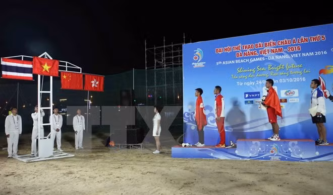 第5届亚洲沙滩运动会:越南继续名列榜首 ảnh 1 第5届亚洲沙滩运动会:越南继续名列榜首 ảnh 1