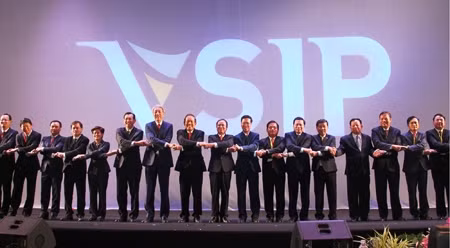 越南-新加坡工业区成立20周年纪念典礼在平阳省举行 ảnh 1 越南-新加坡工业区成立20周年纪念典礼在平阳省举行 ảnh 1