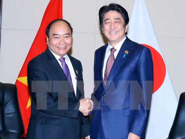 阮春福总理会见日本首相安倍晋三及新西兰总理约翰•基 ảnh 1 阮春福总理会见日本首相安倍晋三及新西兰总理约翰•基 ảnh 1