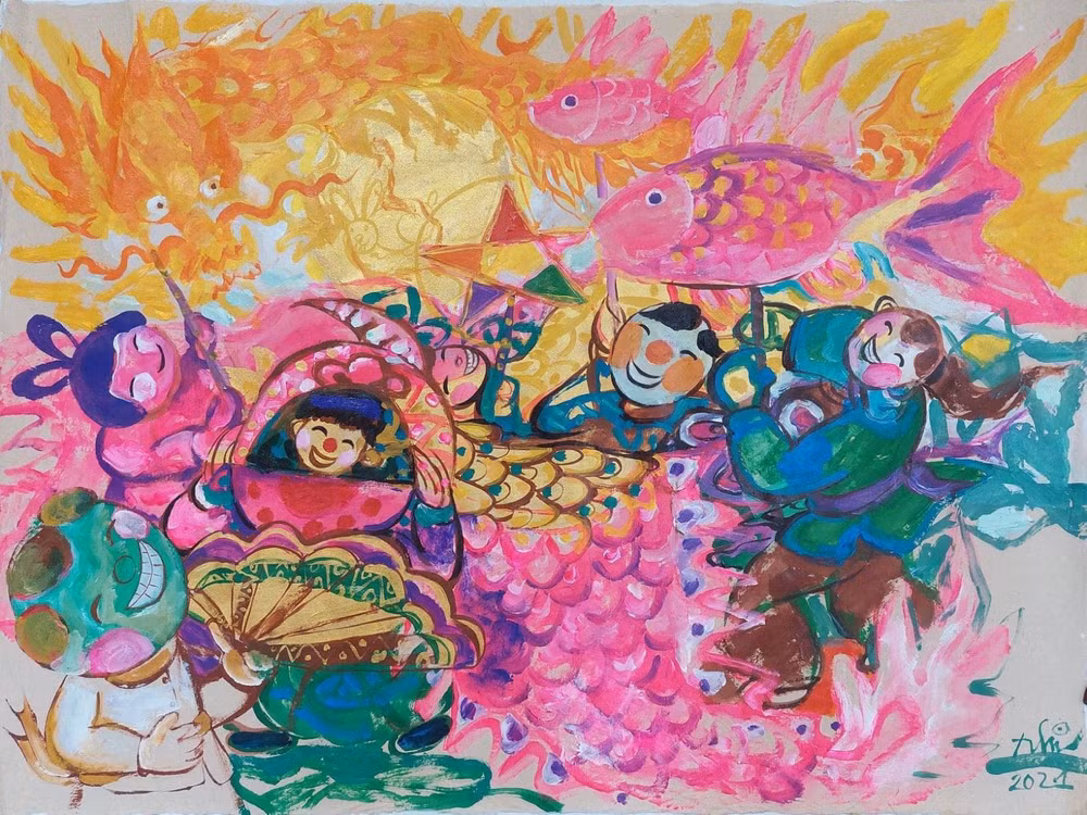 欢度中秋节画展以线上形式举行 ảnh 2