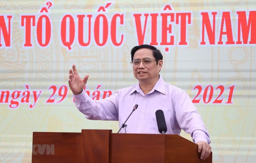政府总理范明政：政府与祖国阵线之间的配合是客观要求并符合于国家和民族的利益 ảnh 1