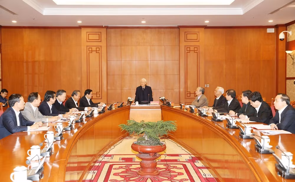 阮富仲总书记主持中央反腐败指导委员会会议 ảnh 1