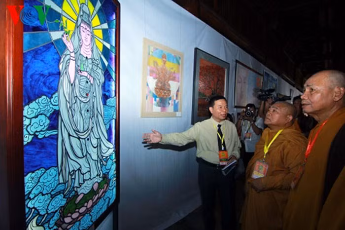 越南当代佛教艺术展和佛事成就展在河内开展 ảnh 1 越南当代佛教艺术展和佛事成就展在河内开展 ảnh 1