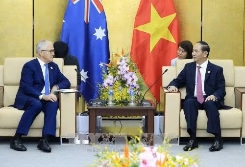 陈大光与澳大利亚总理和文莱国王举行双边会晤 ảnh 1