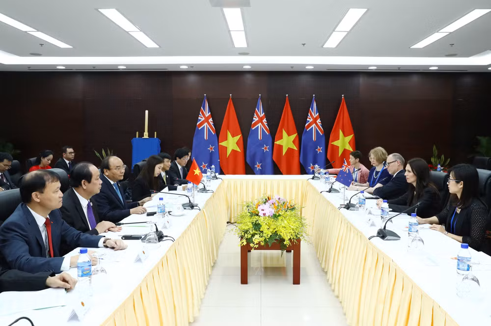 越南政府总理阮春福会见澳大利亚总理和新西兰总理 ảnh 2 越南政府总理阮春福会见澳大利亚总理和新西兰总理 ảnh 2