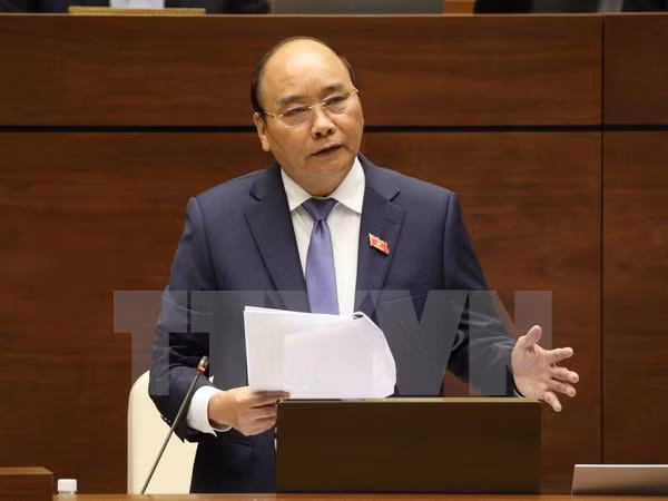 第十四届国会第四次会议:政府总理阮春福接受国会代表质询 ảnh 1 第十四届国会第四次会议:政府总理阮春福接受国会代表质询 ảnh 1