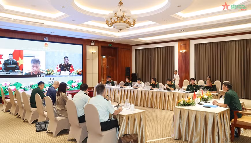 2023年越南-加拿大双边防务磋商以视频形式举行 ảnh 1