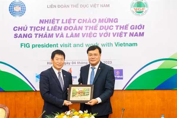 国际体操联合会愿支持越南体操迈上新高度 ảnh 1 国际体操联合会愿支持越南体操迈上新高度 ảnh 1