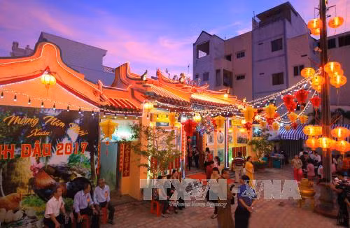 芹苴市协天宫被公认为国家级艺术建筑遗迹 ảnh 2