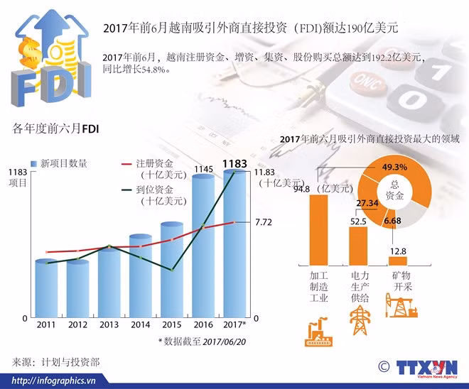 越南将对外商投资情况进行考察评估 ảnh 1