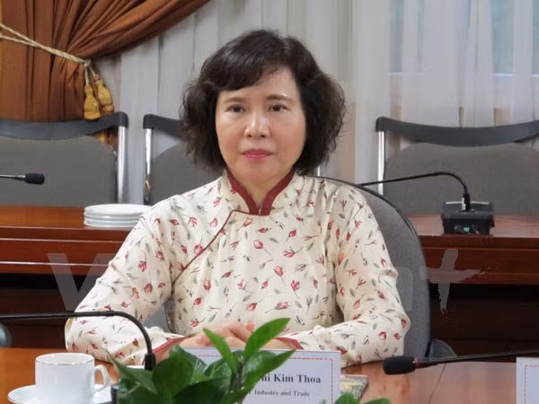 越共中央检查委员会决定给予工贸部副部长胡氏金钗警告处分 ảnh 1