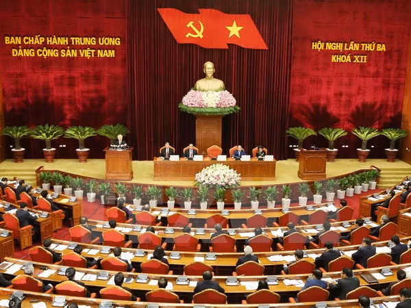 越共十二届三中全会第三天新闻公报 ảnh 1