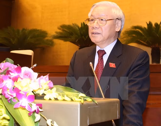 第十四届国会第一次会在河内召开 阮富仲总书记出席并发表重要讲话 ảnh 1