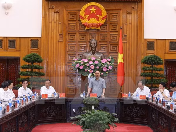 阮春福总理：努力把海阳省优势和潜力充分发挥出来 ảnh 1