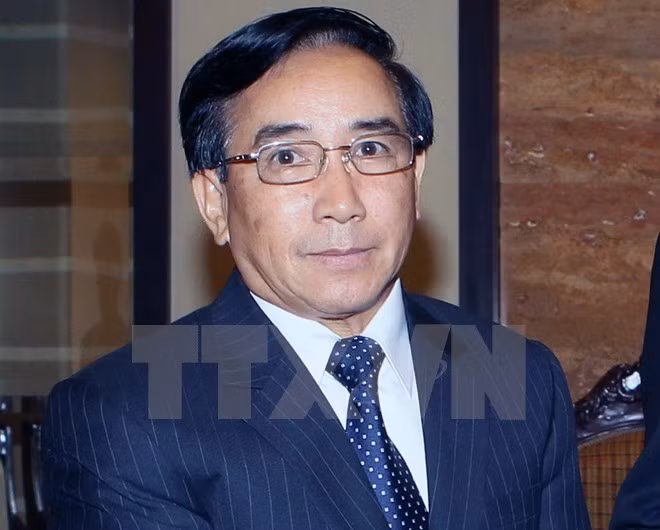 老挝人民革命党中央书记处常务书记、国家副主席潘坎·维帕万对越南进行正式访问 ảnh 1