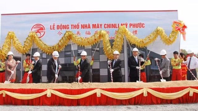 中国台湾投资者在平阳省投资兴建美福鞋底生产厂 ảnh 1 中国台湾投资者在平阳省投资兴建美福鞋底生产厂 ảnh 1