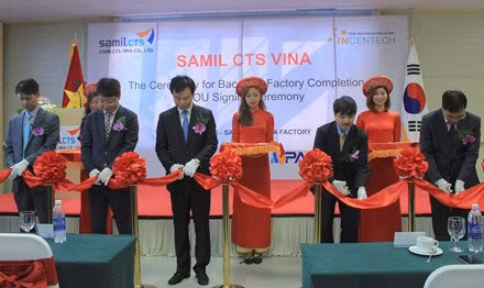越南与韩国合作备忘录签署仪式暨R&D Incentech-Samil中心揭牌仪式在北宁省举行 ảnh 1 越南与韩国合作备忘录签署仪式暨R&D Incentech-Samil中心揭牌仪式在北宁省举行 ảnh 1