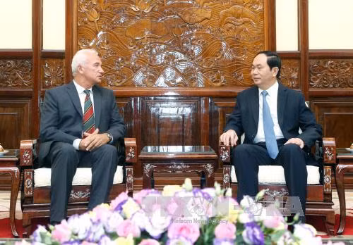 越南国家主席陈大光会见白俄罗斯驻越南大使 ảnh 2