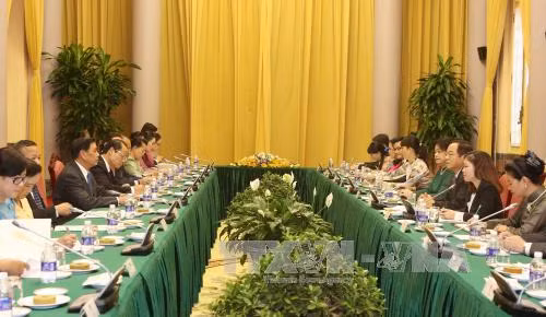 越老两国国家主席办公厅加强合作 ảnh 1