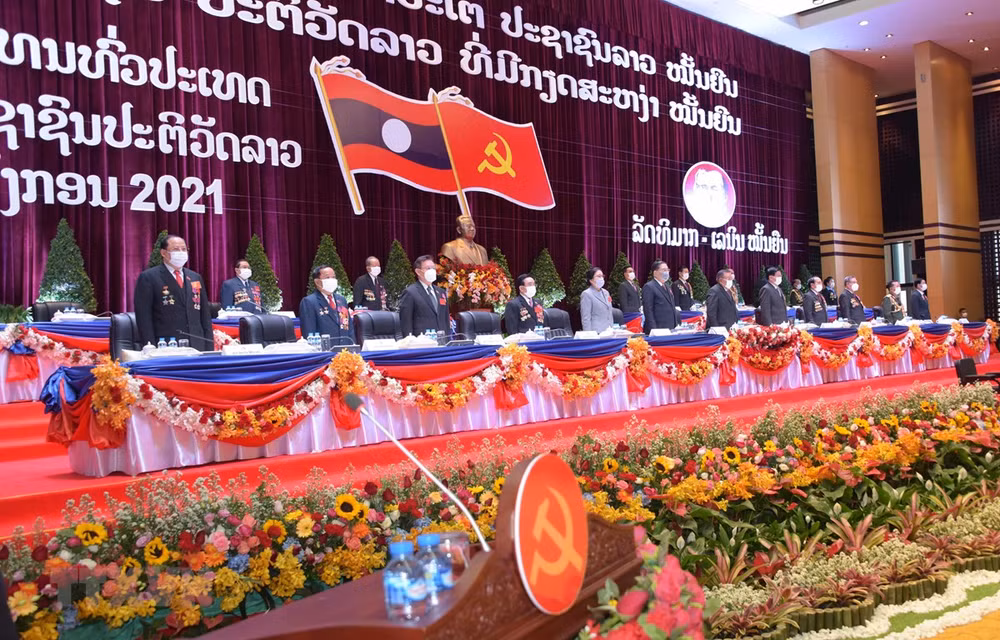陈青敏致信祝贺老挝人民革命党第十一次全国代表大会取得圆满成功 ảnh 1 陈青敏致信祝贺老挝人民革命党第十一次全国代表大会取得圆满成功 ảnh 1
