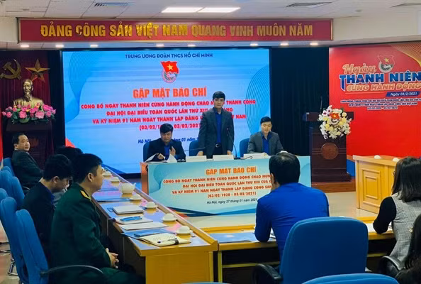 庆祝越共十三大的越南青年行动日将在国内外91个地方举行 ảnh 1 庆祝越共十三大的越南青年行动日将在国内外91个地方举行 ảnh 1