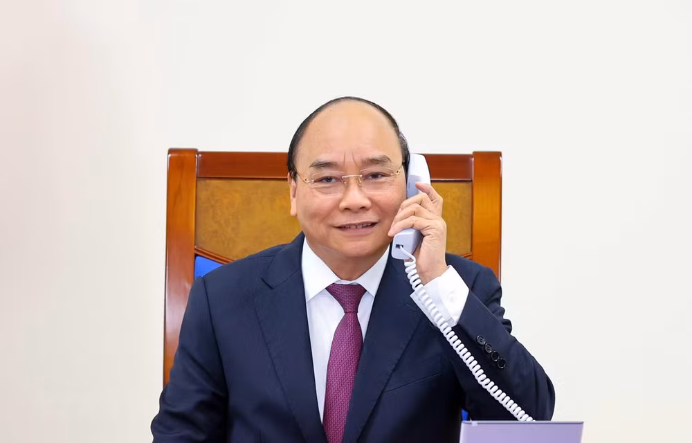 政府总理阮春福与澳大利亚总理斯科特·莫里森通电话 ảnh 1 政府总理阮春福与澳大利亚总理斯科特·莫里森通电话 ảnh 1