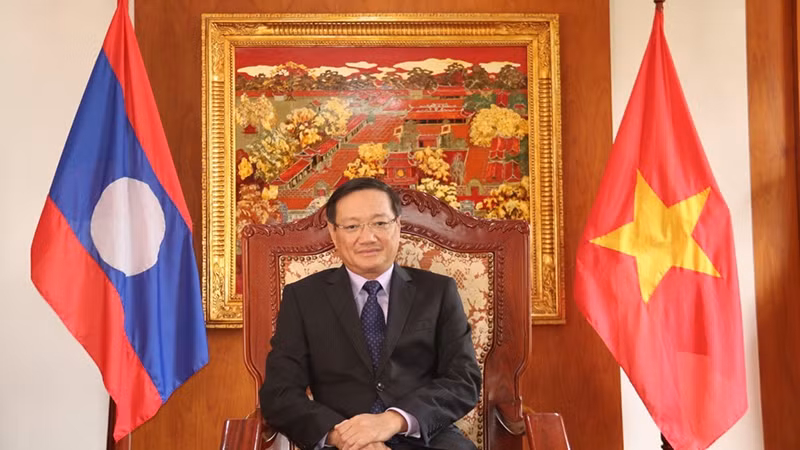 越南与老挝之间关系是典范罕见的 ảnh 1 越南与老挝之间关系是典范罕见的 ảnh 1