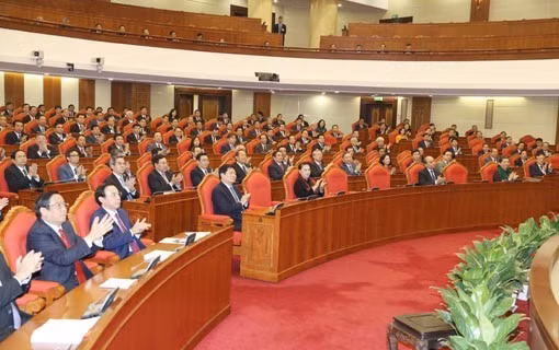 越共十二届八中全会成全部议程胜利闭幕 ảnh 2 越共十二届八中全会成全部议程胜利闭幕 ảnh 2