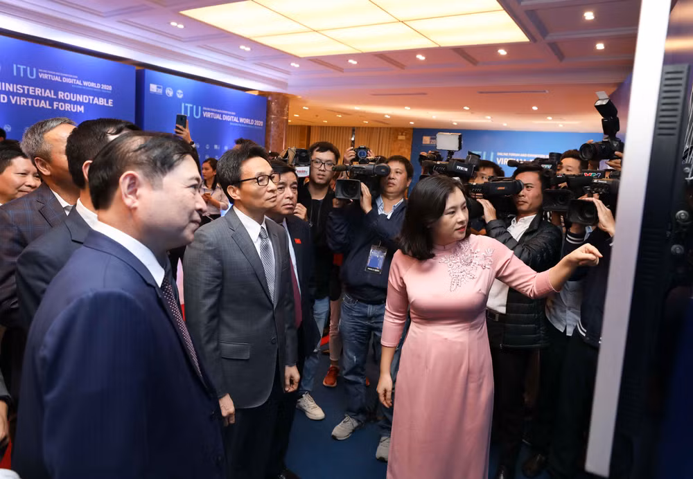 政府副总理武德儋出席国际电联2020年世界数字电信展览会 ảnh 3 政府副总理武德儋出席国际电联2020年世界数字电信展览会 ảnh 3