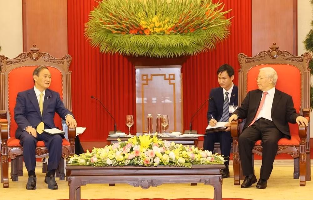 日本首相菅义伟高度评价访问越南和印尼之旅取得的成功 ảnh 1 日本首相菅义伟高度评价访问越南和印尼之旅取得的成功 ảnh 1