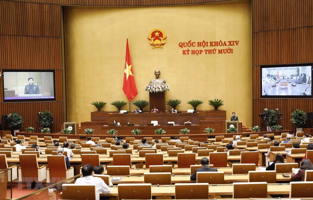 越南第十四届国会第十次会议新闻公报(第五号) ảnh 1 越南第十四届国会第十次会议新闻公报(第五号) ảnh 1