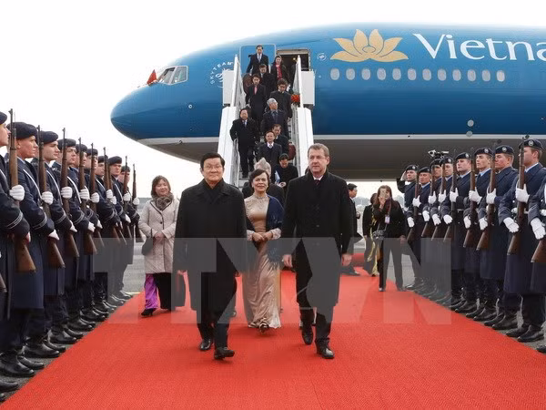 越南国家主席张晋创对德国进行国事访问 ảnh 1 越南国家主席张晋创对德国进行国事访问 ảnh 1