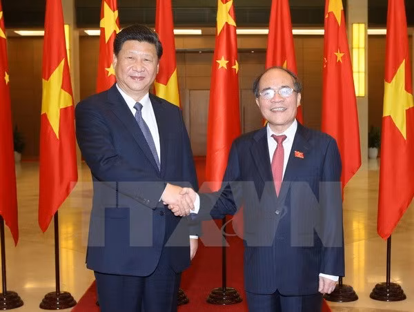 越南国会主席阮生雄会见中共中央总书记、国家主席习近平 ảnh 1 越南国会主席阮生雄会见中共中央总书记、国家主席习近平 ảnh 1