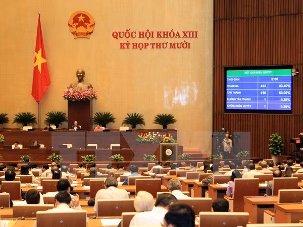 越南第十三届国会第十次会议发表第二十五号公报 ảnh 1 越南第十三届国会第十次会议发表第二十五号公报 ảnh 1
