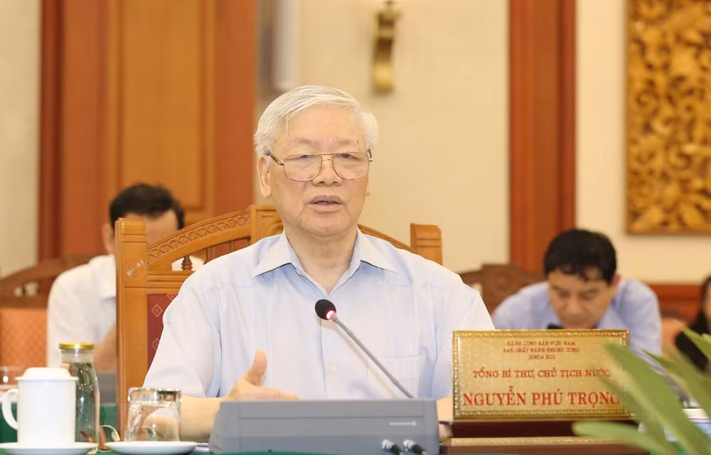 越共中央总书记、国家主席阮富仲:下届胡志明市市委和市委常委会需是一个团结的集体 成为全国的典范 ảnh 1 越共中央总书记、国家主席阮富仲:下届胡志明市市委和市委常委会需是一个团结的集体 成为全国的典范 ảnh 1