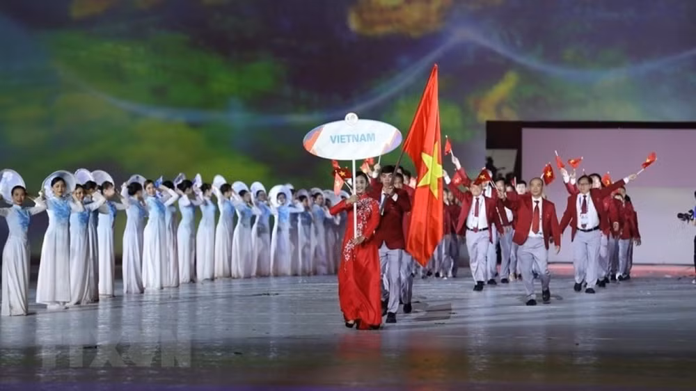 第31届东运会:柬埔寨国家通讯社副社长对东道国越南的筹办工作印象深刻 ảnh 2 第31届东运会:柬埔寨国家通讯社副社长对东道国越南的筹办工作印象深刻 ảnh 2