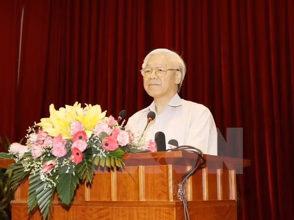 越共中央总书记颁布决议 就促进国有企业调结构、转方式作出指导 ảnh 1 越共中央总书记颁布决议 就促进国有企业调结构、转方式作出指导 ảnh 1