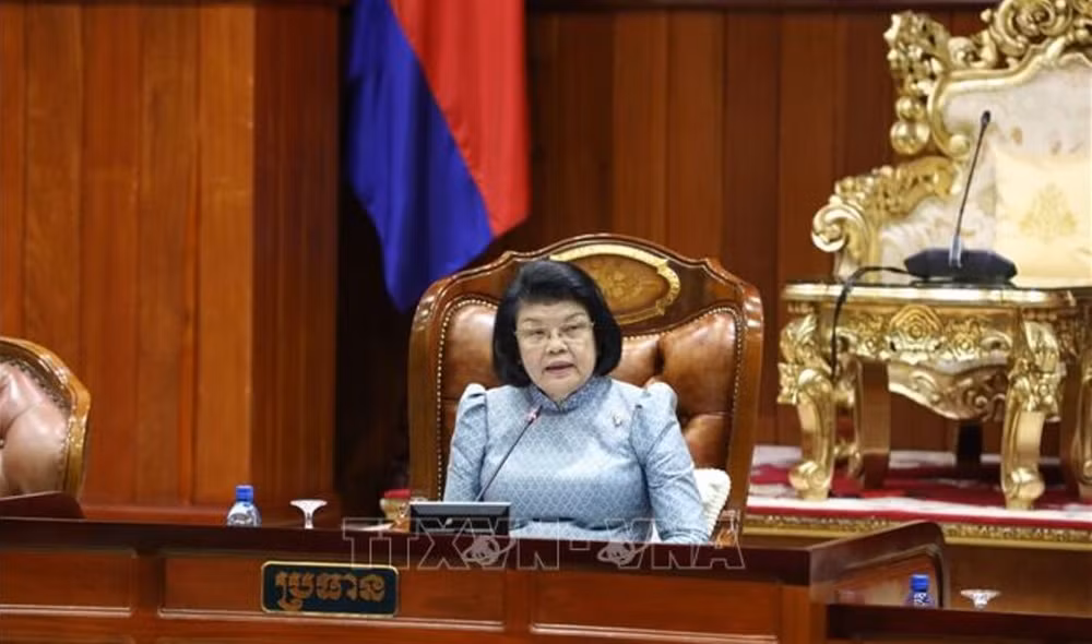 柬埔寨国会主席昆索达莉对越南进行正式访问:加强越柬传统友谊与团结 ảnh 1 柬埔寨国会主席昆索达莉对越南进行正式访问:加强越柬传统友谊与团结 ảnh 1