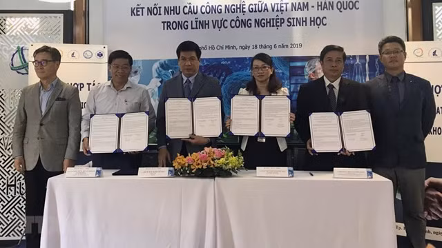 越南与韩国加强生物技术领域的合作 ảnh 1 越南与韩国加强生物技术领域的合作 ảnh 1