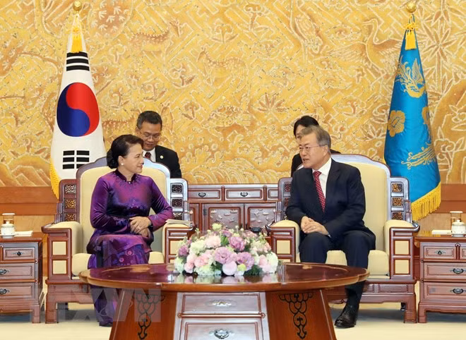 韩国总统与越南国会主席会晤:韩国媒体密集报道 ảnh 1 韩国总统与越南国会主席会晤:韩国媒体密集报道 ảnh 1