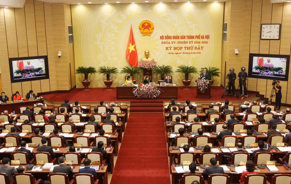 越南河内市第十五届人民议会第七次会议今日在河内召开 ảnh 1